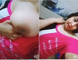 Hot dressed up Indian woman showing large breast to get more affection.