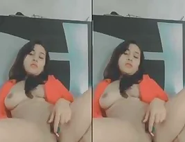 Indian college girl s self-pleasure experience with a sex toy.