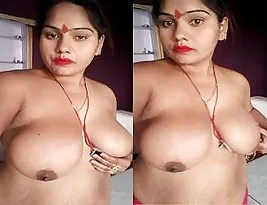See the hot girl showing her big boobs and juicy pussy in the video.