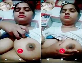 Beautiful Indian girlfriend showing her big beautiful breasts and sucking a cock.