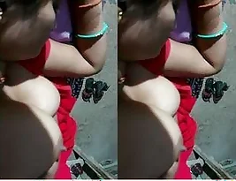 Marwari bhabhi Boobs rubbing and Fucking