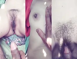 Exposing the hairy treasures of a Dehati woman in a live outdoor show.