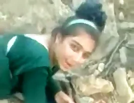 College sweethearts make love passionately in the great outdoors and try anal sex.