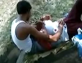 Outdoor play of the amateur desi girl with big boobs with a sexual twist.