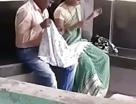 Married woman enjoys outdoor libido with her OOH ambassador husband