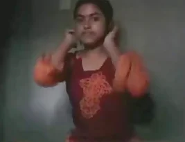 Villager girl enjoys playing with her pussy finger
