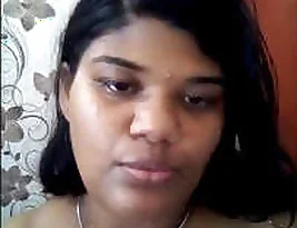 An Indian girl showing her body
