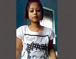 A hot Indian girl strips to reveal her beautiful body to a special lover.