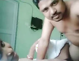 A hot Indian housewife having sex and moaning loudly.