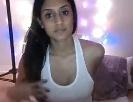 Indian college girl stripping on webcam