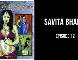 Steamy scene with hot Indian aunty in a comic porn movie