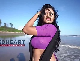 Sharmoyee s elegant appearance in a black saree