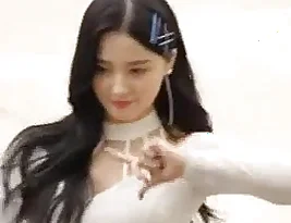 A professional dancer from Korea performing.