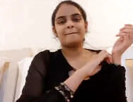 A very hot woman flashing her bosom and vagina