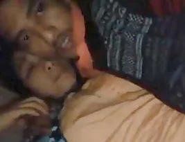 Hot couple enjoys passionate sex at night