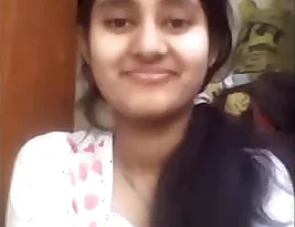 Young Indian girl squirting solo