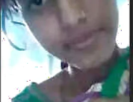 A girl from Nepal showing her breast and private part