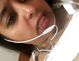 Panas India Gadis Masterbuting di video Call