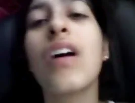 Pretty Indian woman has sex in her car