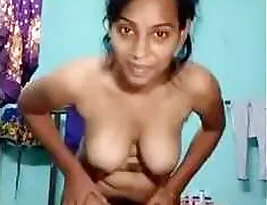 An Indian webcam show of a girl showing her private part.