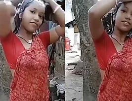 Hot Bathroom scene with Indian girl Grammar Meyer