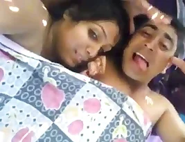 Young Indian couple s love making experience.