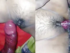 A Indian house wife gets anal sex and makes a noise as her cock comes with a pink condom.