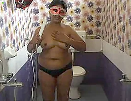 Geeta & Bhabi’s shower float turns into a sexy scene.