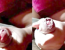 Kajal’s solo play with a big cock and a happy ending
