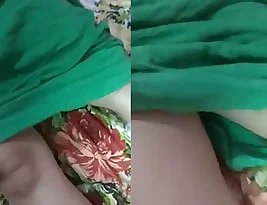 Indian aunt showing her body parts