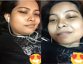 Young Indian woman reveals her private part