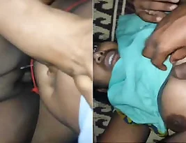 A young woman from India massages her breasts and has sex with her brother-in-law.