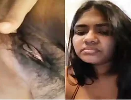 Beautiful Sri Lankan girl exposing her breasts and vagina in this video.