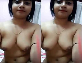 Very hot Indian woman reveals her breasts and vagina.