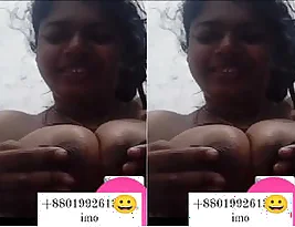 Naughty Indian girl showing her beautiful big boobs.
