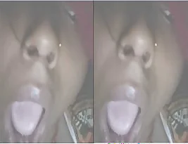 This is the second part of an exclusive video call with a popular Indian MILF who shows her guns and other attractions.