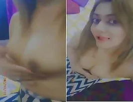 Pretty Indian girl in exclusive solo set in the water