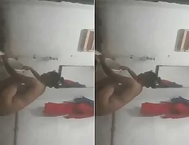 Amateur video of a girl bathing from Bangladesh