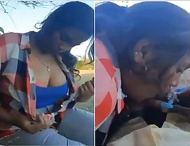 Erotic video of a beautiful Indian woman who likes to have her big boobs massages and give oral sex.