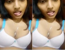 A beautiful woman undresses for money and reveals her large breasts Part 3