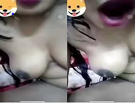 A horny Indian girl shares her body parts via video call on IMO.