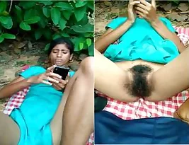 Village girl has her wet pussy tasted by her lover.