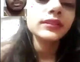 Hottie Banga GF exposes her boobs during a video call