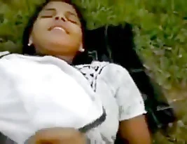 Hot rural Indian couple having sex in the great outdoors