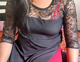 Step-sister and step-brother’s innocent into sexy scene with clear Hindi dubbed dirty talk roleplay.