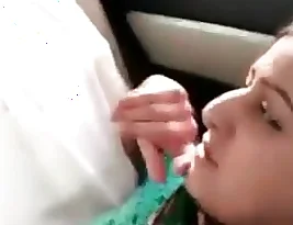 Indian bhabhi and her husband having sex in their car