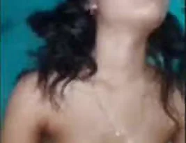 A hot Indian woman is riding a big cock.