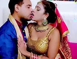 Newlywed Indian bride s ample assets are on display