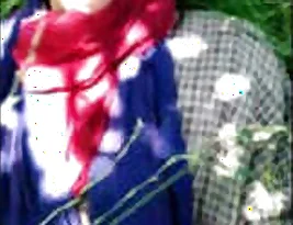 Beautiful Kashmiri woman having sex outside.