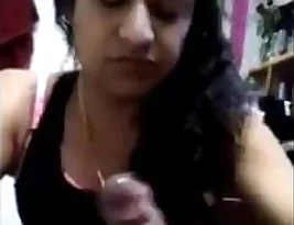 Young Indian lady in hot chicken net costume gets a facial While playing along with You
